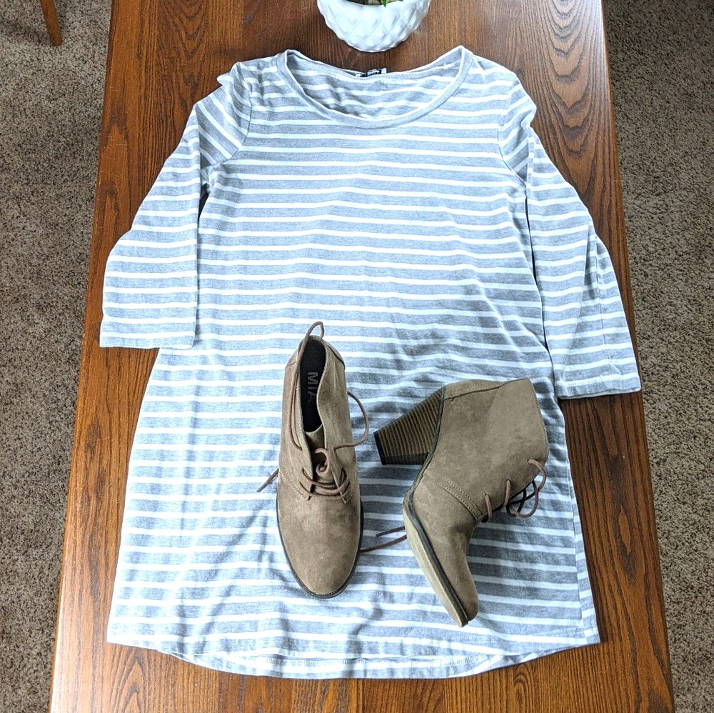 Tobi Striped Mini Dress
